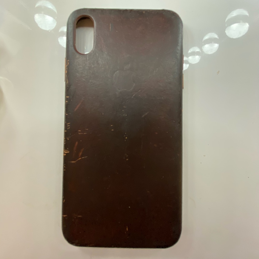 Apple iPhone XS leather case